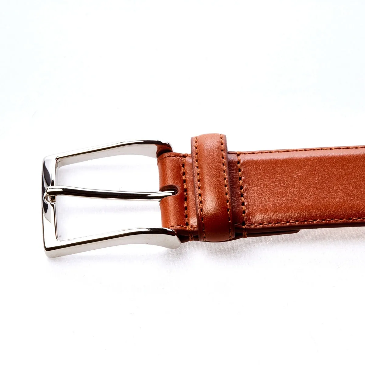 Sovereign Grade Light Brown Calfskin Dress Belt