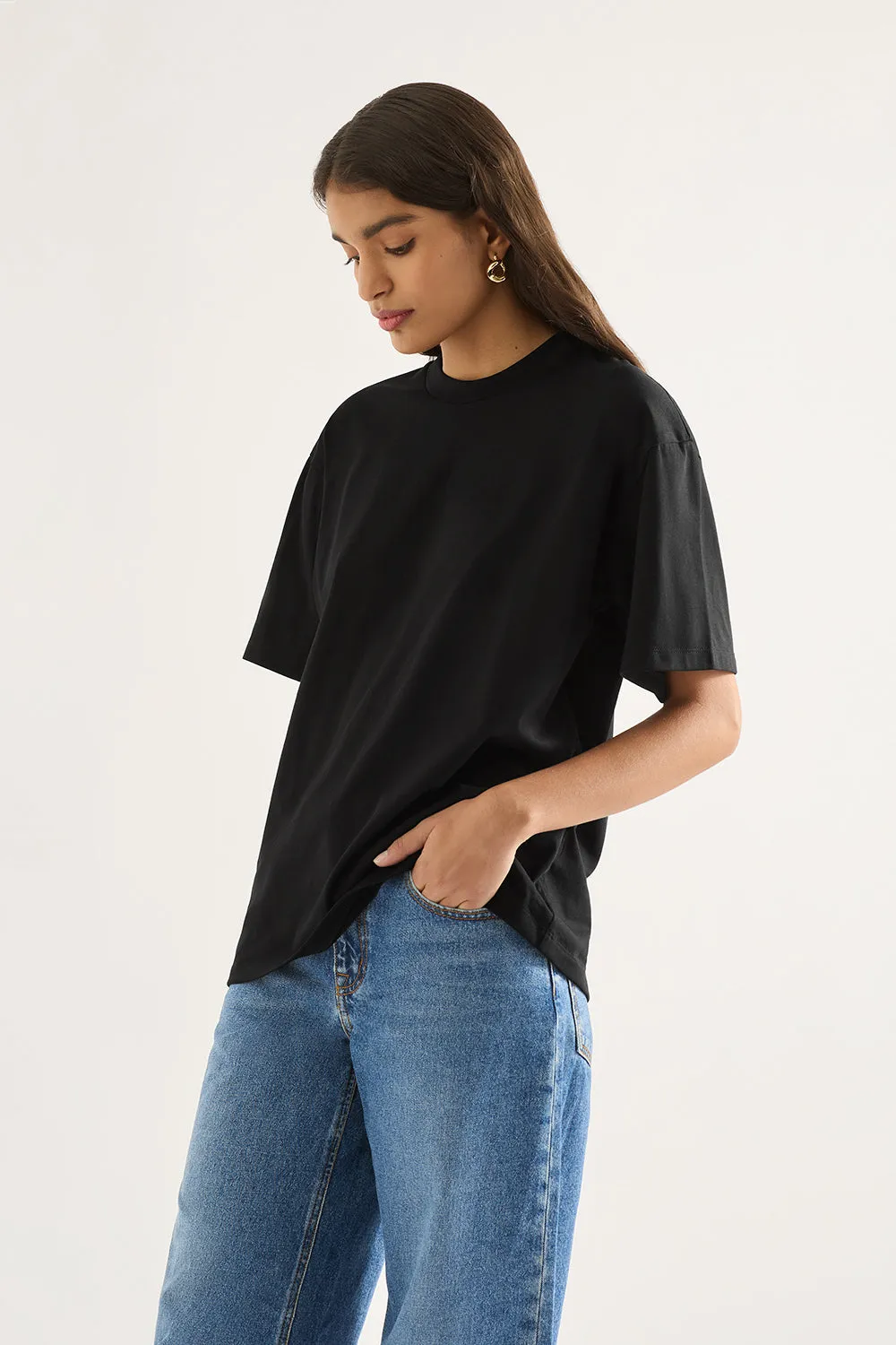 The Good Oversized Tee - Black