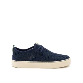 Vegan sneaker mesh marine SID011