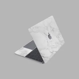 Whte Marble MacBook Skin