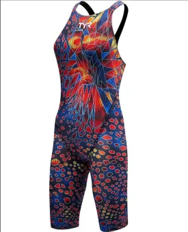 WOMENS AVICTOR VENOM OPENBACK KNEESKIN BLACK MULTI TYR