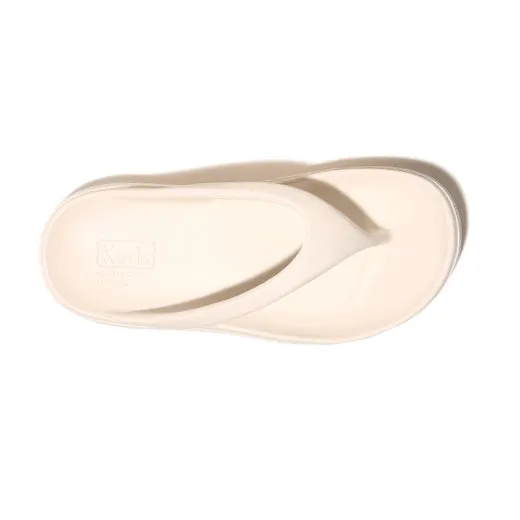 Women's Soft Thong Flip flop Beige (WF67924)